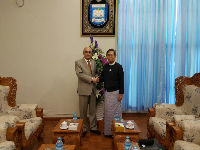 مسؤول ميانماري يلتقي سفير قطر