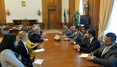 Deputy Prime Minister and Minister of Foreign Affairs Meets Speaker of Romania Senate
