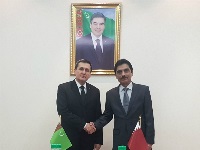Turkmenistan's Deputy Prime Minister and Minister of Foreign Affairs Meets Qatar's Ambassador