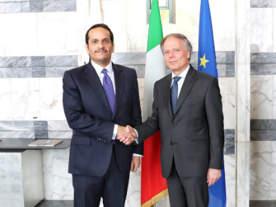 Deputy Prime Minister and Minister of Foreign Affairs Meets Italian Foreign Minister