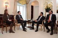نائب رئيس مجلس الوزراء وزير الخارجية يجتمع مع عدد من المسؤولين على هامش مؤتمر ميونخ للأمن