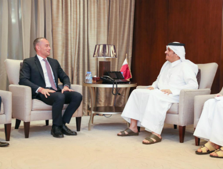 Deputy Prime Minister and Minister of Foreign Affairs Meets UN Special Coordinator for Middle East Peace Process