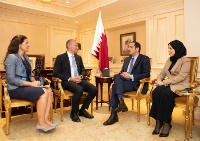 Deputy Prime Minister and Minister of Foreign Affairs Meets UN Special Coordinator for the Middle East Peace Process