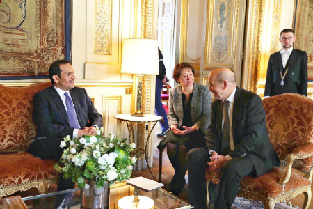 Deputy Prime Minister and Minister of Foreign Affairs Meets French Foreign Minister