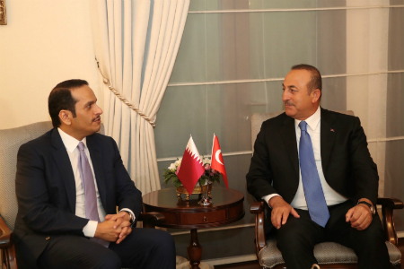Deputy Prime Minister and Minister of Foreign Affairs Meets Turkish Foreign Minister