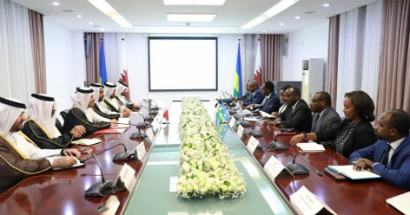 Deputy Prime Minister and Minister of Foreign Affairs Holds Talks with Rwandan Ministers, Officials