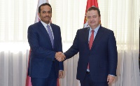 Foreign Minister Meets Serbian Counterpart