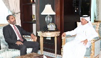 الأمين العام لوزارة الخارجية يجتمع مع القائم بالأعمال الهاييتي