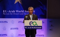 Minister of State for Foreign Affairs Participates in EU Arab World Summit