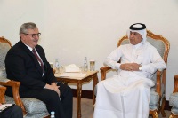 وزير الدولة للشؤون الخارجية يجتمع مع السفير التركي