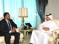 State Minister for Foreign Affairs Meets Indian Ambassador