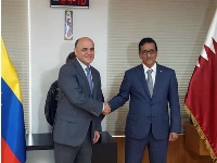 وزير النفط الفنزويلي يجتمع مع سفير قطر 