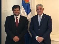 وزير خارجية الدومينيكان يجتمع مع القائم بالأعمال القطري