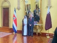 وزير خارجية كوستاريكا يجتمع مع سفير قطر