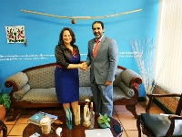 وزيرة الثقافة والشباب في كوستاريكا تجتمع مع سفير قطر