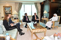 الأمين العام لوزارة الخارجية يلتقي رئيس وفد الاتحاد الأوروبي في الرياض وسفير النمسا والقائم بأعمال سفارة السويد