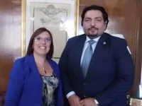 وزيرة الصحة بجمهورية الأوروغواي تستقبل سفيرنا