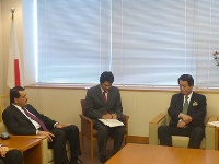 Japan's Vice-Minister for Foreign Affairs Meets HE Assistant FM for Foreign Affairs