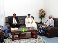 Mauritanian Youth and Sports Minister Meets Qatar's Ambassador