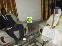 Mauritanian Ministers Meet Qatari Ambassador