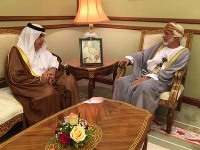 Oman's Deputy PM Meets Al-Nasser
