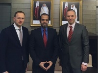 Qatar's Ambassador to Poland Meets Delegation of Friends of Qatar Group