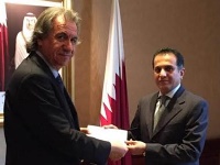 Qatar Ambassador to Argentine Meets Argentine Official