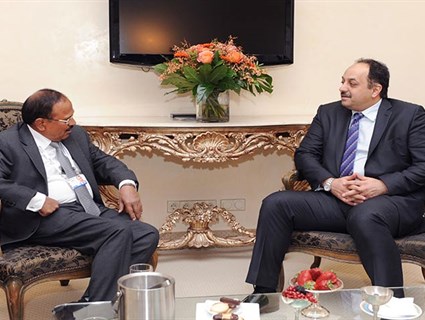 HE Foreign Minister Meets Indian National Security Adviser 