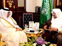 Speaker of Saudi Advisory Council Meets Qatari Ambassador