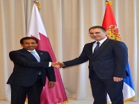 Serbia's Minister of Internal Affairs Meets Qatari Ambassador