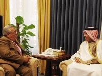 Jordanian Senate President Meets Qatar's Ambassador