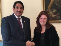 المستشارة الدبلوماسية للرئيس الإيطالي تستقبل سفير قطر
