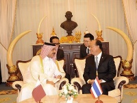 وزير الداخلية التايلاندي يستقبل سفير دولة قطر