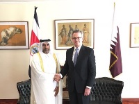  وزير خارجية جمهورية كوستاريكا يستقبل سفير قطر