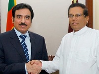 الرئيس السريلانكي يستقبل سفير دولة قطر