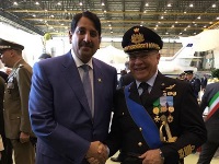 سفير دولة قطر يشارك بمراسم تغيير قيادة سلاح الجو الإيطالي