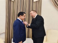رئيس أذربيجان يمنح النصر الوسام الرئاسي من الدرجة الأولى