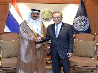 وزير خارجية تايلاند يستقبل سفير دولة قطر