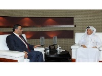 Minister of State for Foreign Affairs Meets President of Syrian National Coalition