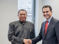 سفير دولة قطر يلتقي أمين عام (أوبك)