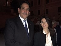 عمدة روما تلتقي سفير قطر