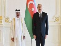 رئيس جمهورية أذربيجان يتسلم أوراق اعتماد سفير دولة قطر