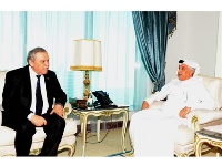 HE Minister of State for Foreign Affairs Meets Russian Ambassador